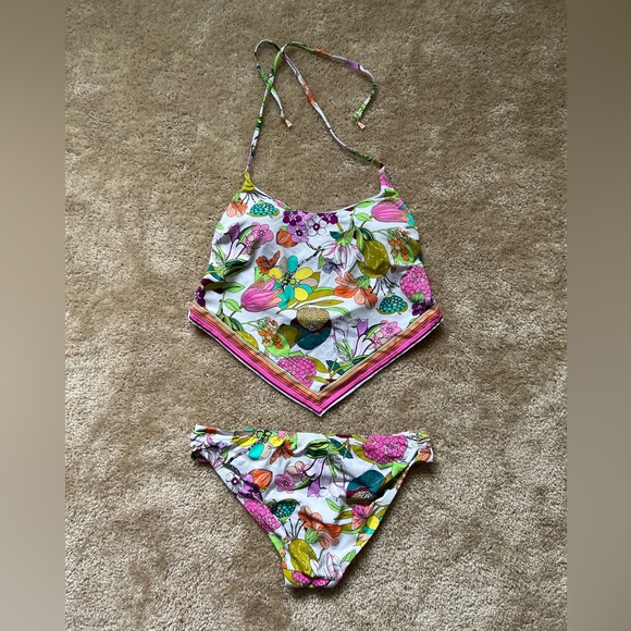Trina Turk Key West Handkerchief Bikini – Size 8 - Picture 2 of 12